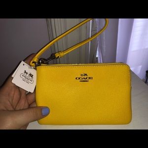 Yellow Coach Wristlet